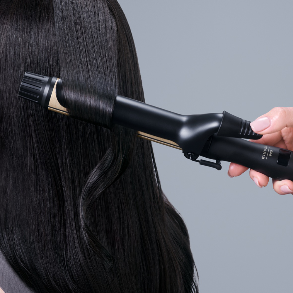 KINUJO Pro Curl Iron キヌージョ プロ カールアイロン 26/32/38mm 黒 KINUJO Pro Curl Iron キヌージョ プロ カールアイロン 26/32/38mm 黒