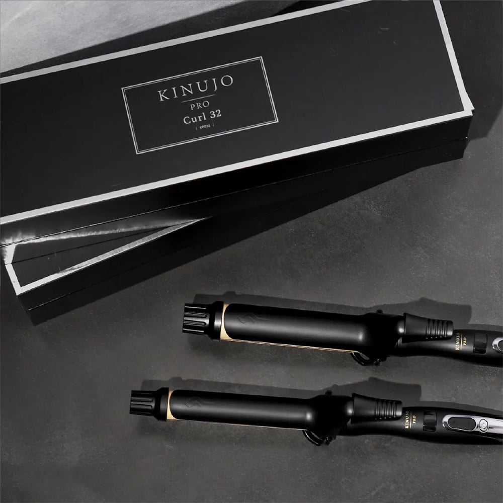 KINUJO Pro Curl Iron キヌージョ プロ カールアイロン 26/32/38mm 黒