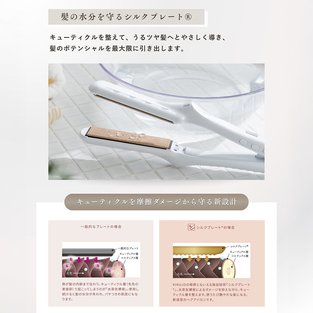 KINUJO STRAIGHT IRON 絹女 ストレートアイロン – acote shop